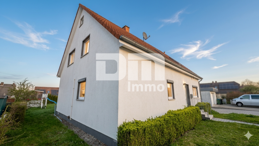 Charmantes Ein- bis Zweifamilienhaus mit großem Garten in begehrter Lage - Seitenansicht